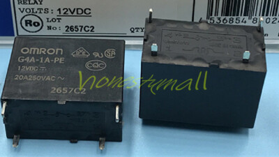 1PCS New OMRON 4-pin Relay 12V G4A-1A-PE-12VDC 20A