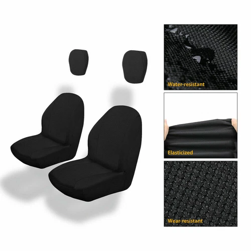 KEMIMOTO UTV Bucket Seat Cover For Yamaha Rhino 450/660/700 4X4 2004-2013