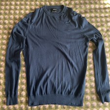 REPLAY MENS JUMPER Blue PREMIUM COTTON SIZE M