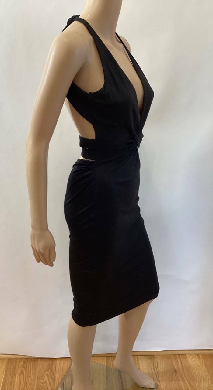 GUCCI BY TOM FORD VINTAGE CUTOUT JERSEY DRESS SZ M - image 6