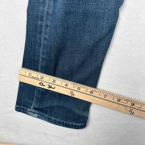 Jeans Levis para hombre 28x32 azul (se adapta a 27x29) 502 bigote desteñido desgastado premium - Imagen 3 de 15