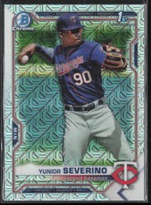 2021 Bowman Yunior Severino BCP-140 1st Mojo Refractor | Minnesota Twins