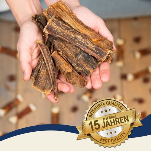 5 kg Rinderdörrfleisch Chips 4 - 10 cm Hundesnack Belohnung Lyra Pet®MHD11/2025 - Bild 4 von 7