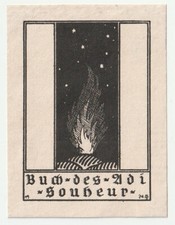 WILLI GEISSLER: Exlibris für Adi Souheur