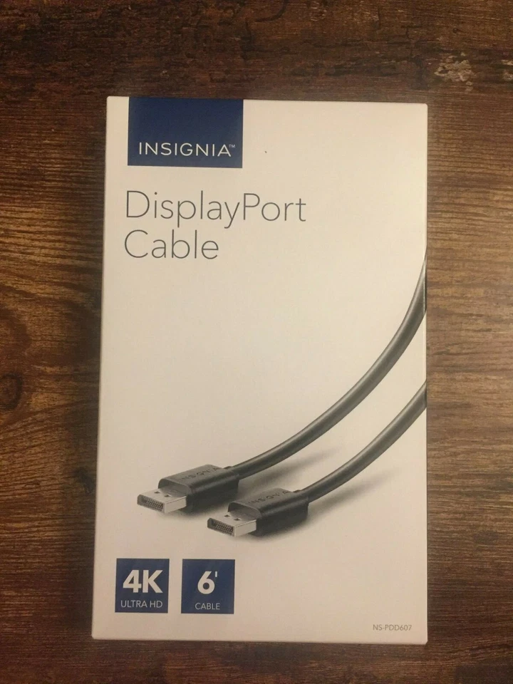 USB Male Display Port 6 foot Cable 4K Ultra HD from Insignia - Image 2 of 4