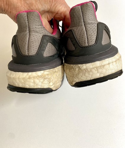 Adidas Womens Energy Boost BB3456 Pink Gray Running Shoes Sneakers Size 8 - Picture 7 of 12