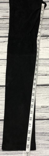 T Alexander Wang schwarze Lammlederhose mit Reißverschluss vorne Größe 26 Damen Skinny - Bild 15 von 16