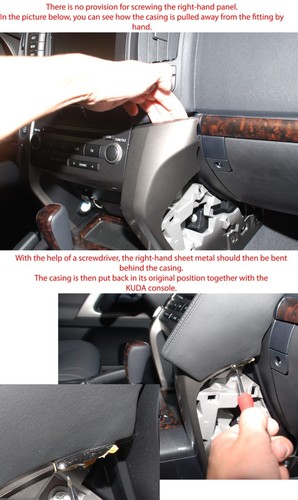 KUDA Téléphone Portable Support 083535 Pour Toyota Terre Cruiser V8 & 140 Ab - Photo 2 sur 3