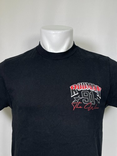Dennis Rodman Apparel #91 Legend Status Camiseta Negra Para Hombre PEQUEÑA - Imagen 7 de 12