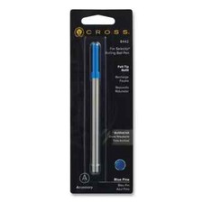 Cross Selectip Rolling Ball Pen Refill Porous Pt Blue Fine Pt New In Pack 8442
