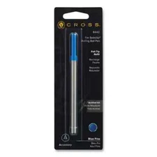 Cross Selectip Rolling Ball Pen  Refill  Porous Pt Blue Fine Pt New In Pack 8442
