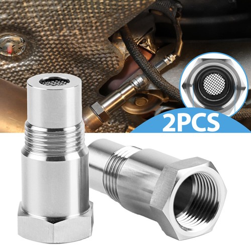 2 Stück Lambdasonden Lambda Eliminator Spacer Metallkat Lamda O2 Sensoren Sonde - Bild 2 von 12