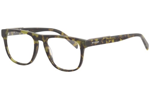 Balmain Eyeglasses BL3059 BL/3059 C03 Khaki Tortoise Full Rim Optical Frame 54mm