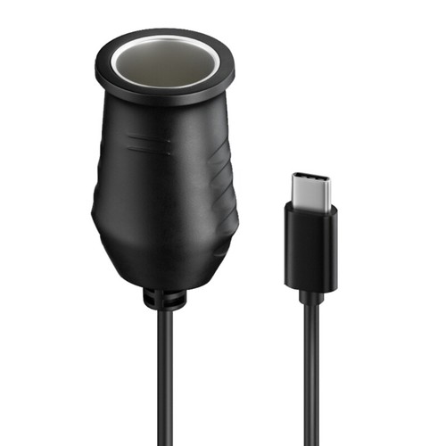 65W Type C Male to 20V Car Socket Power Supply Cable for Chargers DVR GPS - Photo 9/9