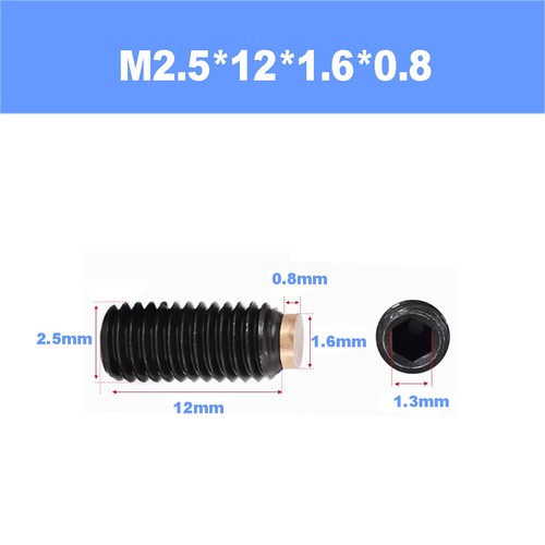 12.9 Grade High-Strength Hexagonal Copper Head Buffer Screw/Black Headless Bolt - Picture 20 of 250