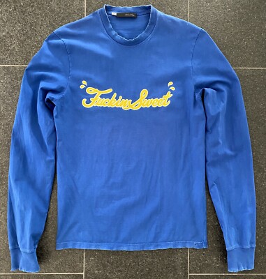 Dsquared2 F/W 2002 Homeless M Fu**in Sweet Longsleeve Shirt Tee Fu**in T-Shirt
