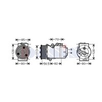 Kompressor Klimaanlage Passend FüR Ford Focus II Turnier Da_ HCP DP DM2