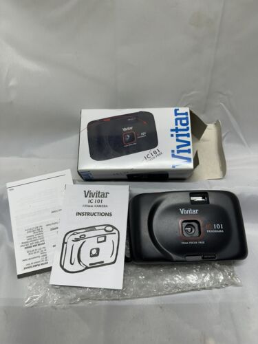 Vivitar IC101 Panorama 35mm Point & Shoot Focus Free Film Camera NEW - Picture 2 of 4