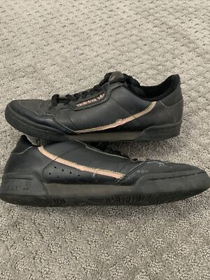 Adidas Women Continental 80 Black Athletic Shoe All Black pink - Main Image