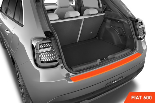 Ladekantenschutz Folie für Fiat 600 364/365 Carbon Optik - Bild 2 von 6