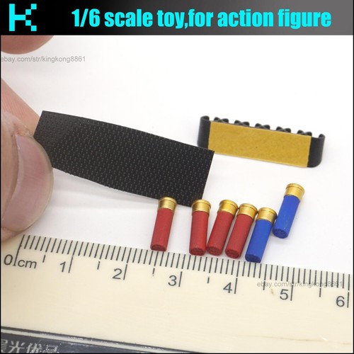 Y37-16 1/6 scale action figure- Shotgun bullets *6 & catch *1 - Picture 4 of 5