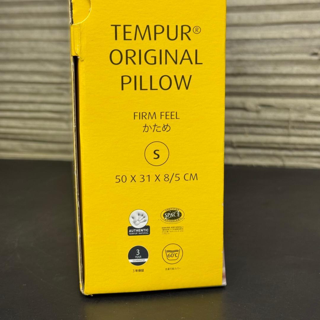 TEMPUR Original Pillow Firm type Size S Color: Gray From JAPAN New