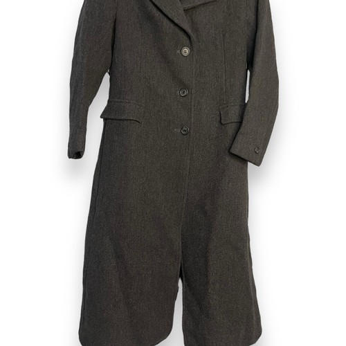 Brooks Brothers Trench Coat Women's Medium Gray Lined Pockets Vintage Business - Picture 2 of 13