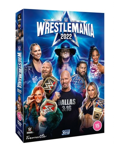 WWE: WrestleMania 38 [Online Exclusive Alternative Artwork Edition] (DVD) - Imagen 1 de 3