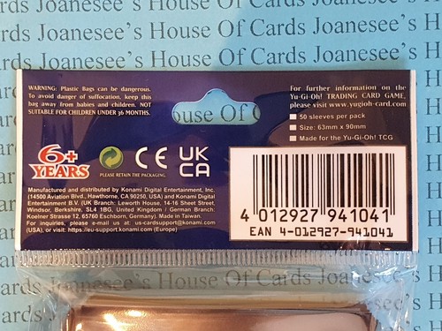 Yu-gi-oh Official Konami Trading Card sleeves/Deck Protectors - Take your Pick - Picture 21 of 37