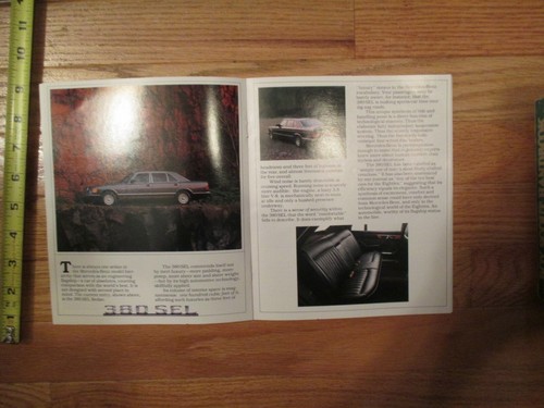 Mercedes Benz 1983 car auto Dealer showroom Sales Brochure catalog - Bild 8 von 12