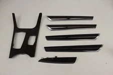 Interior Dash Console Door Burr Walnut Trim Set BMW OEM F25 F26 X3 X4 2015-2018