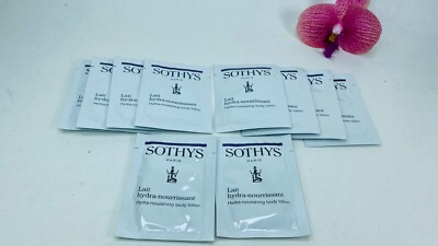 Sothys Nourishing Body Lotion 10 samples Brand New