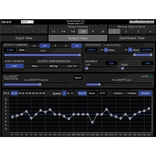 AUDIO CONTROL DM-810 8 IN 10 CHANNEL OUT 30 BANDS EQ DSP MATRIX PROCESSOR NEW - Picture 7 of 9