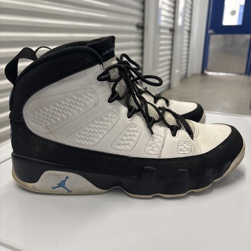 Nike Air Jordan 9 Retro White/University Blue-Black Size 11.5 CT8019-140 - Picture 6 of 12