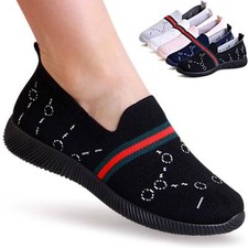 Sneaker Slip On Plateau Stampato Da Donna