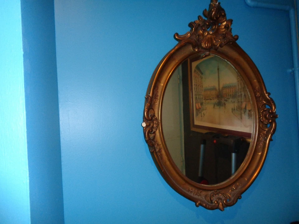 Magnifique Grand Miroir - XIXè S . - Photo 2/4