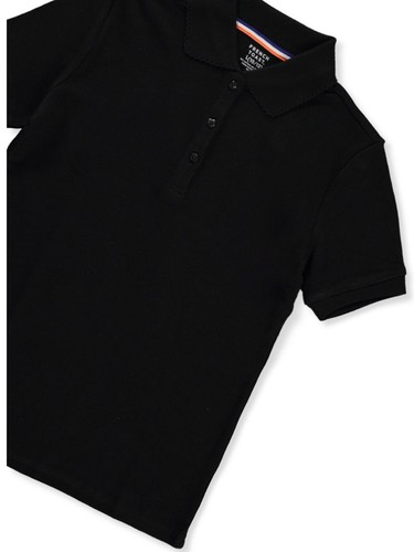 French Toast Girls' Picot Collar S/S Polo - Picture 3 of 16