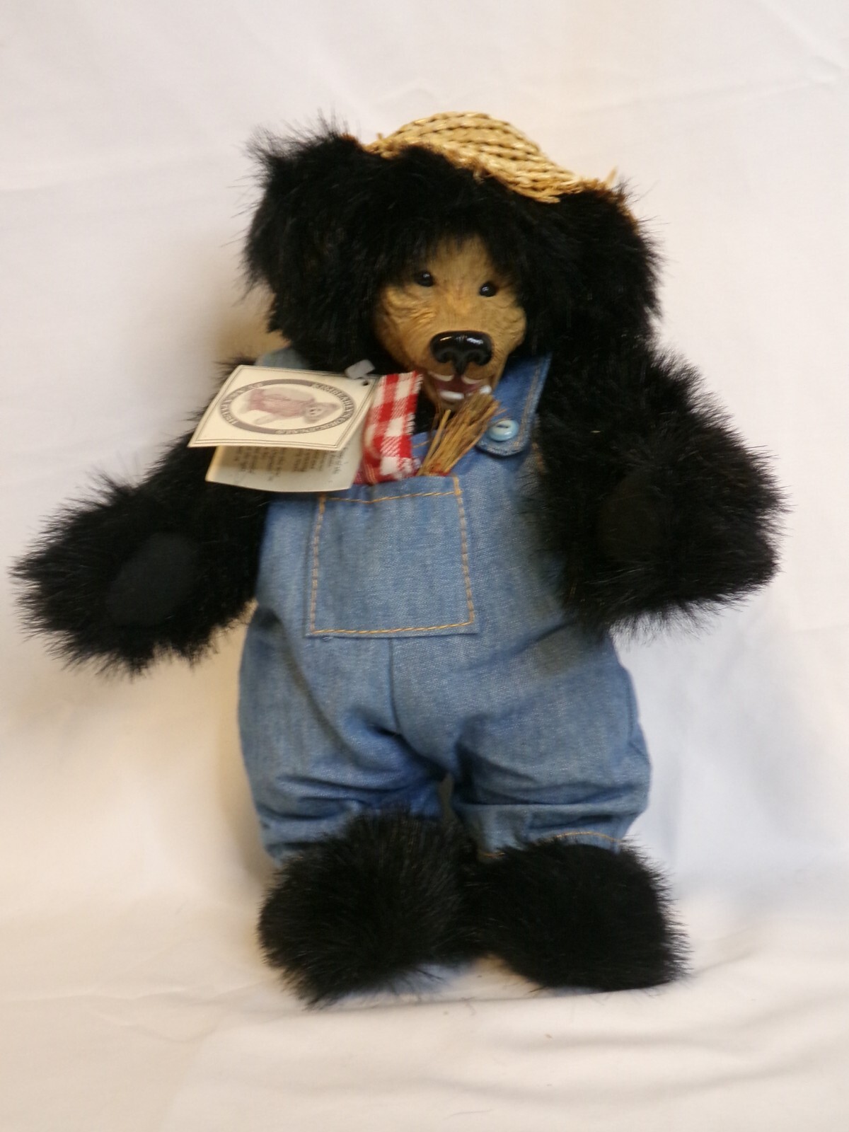 Kimbearlys Originals Bubba A&A Plush Collectible Country Teddy Bear