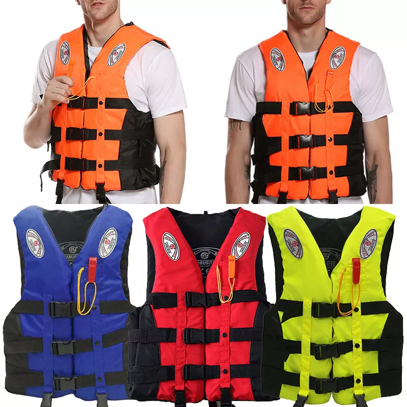 Life Jackets Watersport Vest Kayak Ski Buoyancy Aid Sailing Boating Adults  US