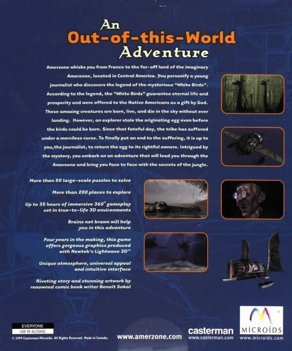 Amerzone: The Explorer's Legacy PC Mac Game 1999 Microids Windows 10 11 - Image 2 of 2