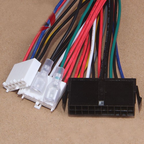18AWG 20Pin ATX to 2X 6Pin AT PSU Converter Power Cable Cord for 286 386 486 586 - Picture 6 of 7