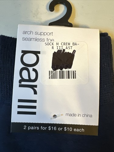 3 Pr Of Bar III Women’s Polka Dot Arch Support Seamless Toe Socks Shoe Size 7-12 - Picture 2 of 6