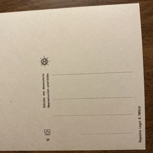 Vintage Montserrat Das Kloster von San Juan aus gesehen Postkarte P6L7 - Bild 7 von 10