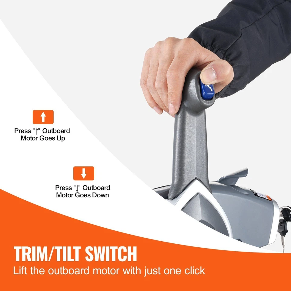 5006180 Caja de control remoto fueraborda montada lateralmente compatible con Evinrude Johnson Foto 4 de 4
