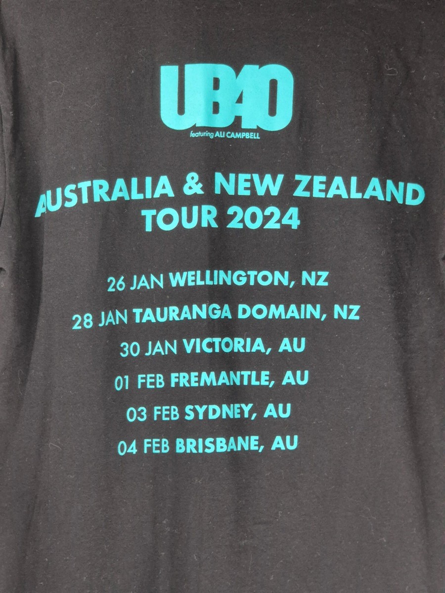 UB40/Ali Campbell Australia & NZ Tour 2024 T-Shirt Tee Size Small Music Pop Band View 5