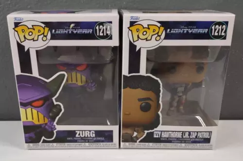 Funko Pop Lightyear Zurg 1214 Izzy Hawthorne 1212 Vinyl Figure