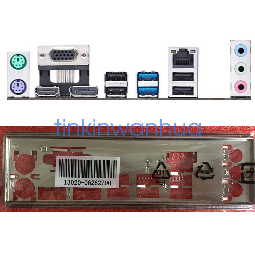 For ASUS PRIME H510M-A Motherboard IO I/O Shield Back Plate Backplate ...