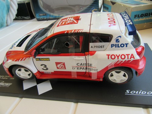 TOYOTA COROLLA TROPHEE ANDROS 2006 A. PROST COLLECTION SOLIDO 1/18 REF 83001 - Foto 6 di 6