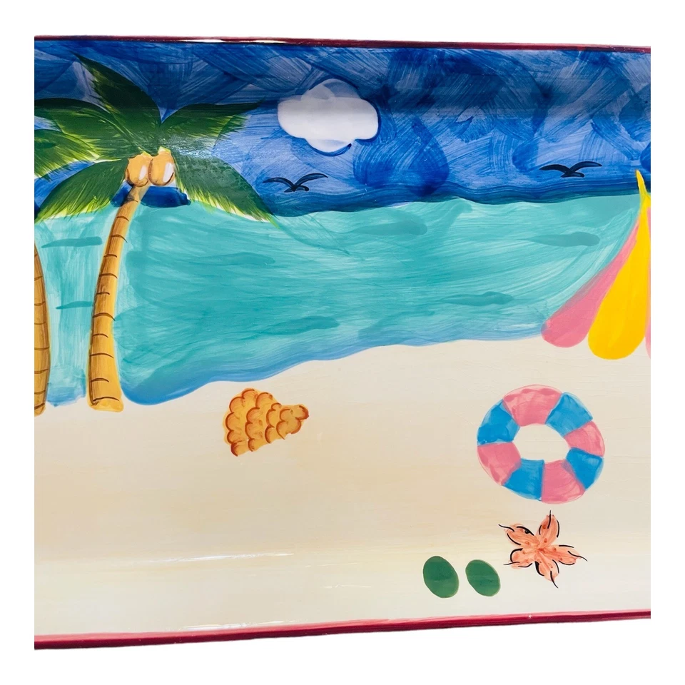 Bandeja para servir Sonoma Life Style At The Shore 5 piezas plato náutico playa teatro Foto 4 de 4