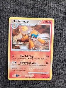 Monferno - 56/127 - Uncommon LP English Pokemon Platinum